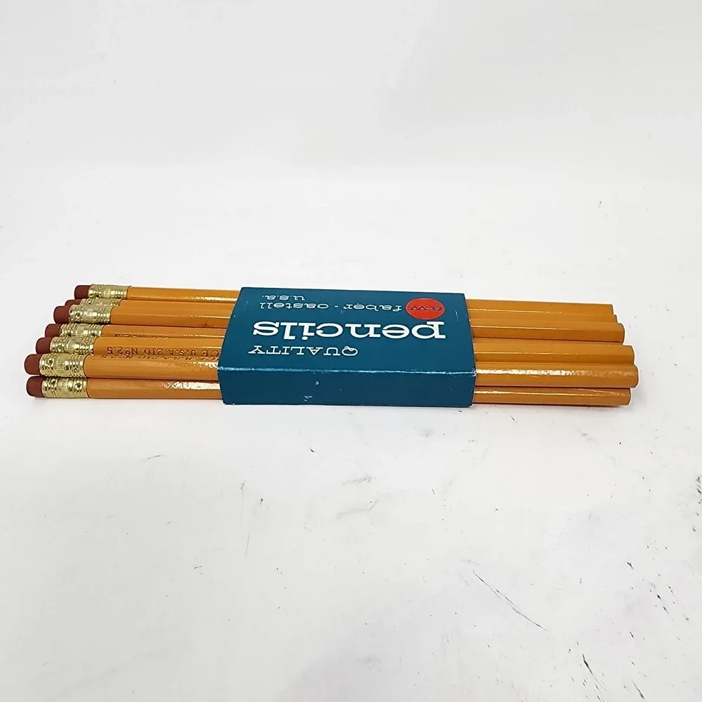 Vintage Faber‎ Castell 210 No 2.5 Pencils Bonded Lead 12 Pack New Old Stock